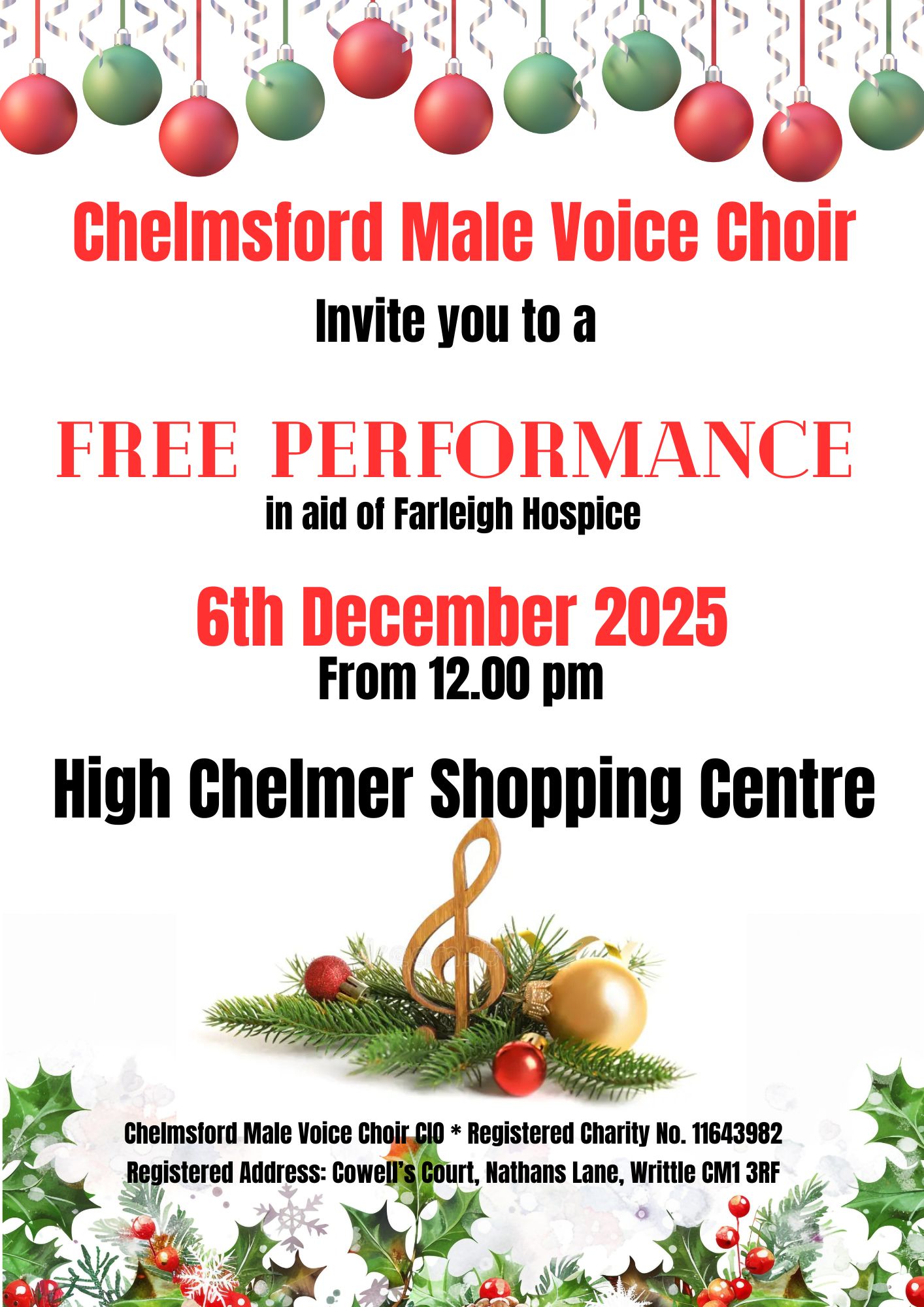 Supporting Farleigh Hospice at High Chelmer Supporting Farleigh Hospice at High Chelmer