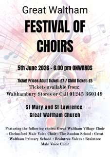 Great Waltham Choir Festival