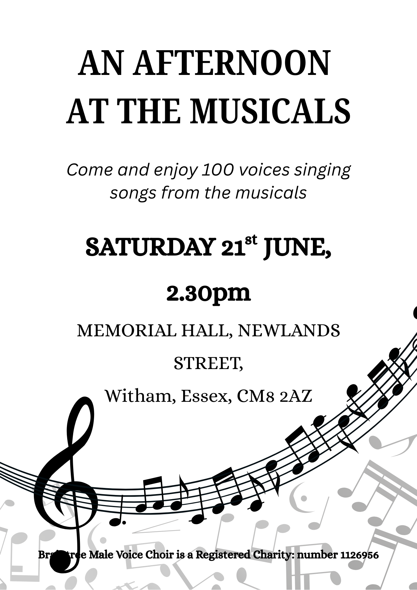 An Afternoon of Songs From The Musicals